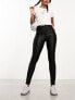 Фото #1 товара Vero Moda skinny coated jeans in black