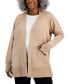 ფოტო #1 პროდუქტის Plus Size Comfort Thumbhole Cardigan Sweater, Created for Macy's