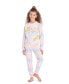 ფოტო #1 პროდუქტის Toddler|Child Girls 2-Piece Pajama Set Kids Sleepwear, Long Sleeve Top and Long Pants PJ Set