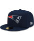 Фото #4 товара Men's Navy New England Patriots City Cluster 59FIFTY Fitted Hat