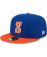 Фото #3 товара Men's Blue Syracuse Mets Authentic Collection 59FIFTY Fitted Hat