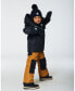 ფოტო #3 პროდუქტის Toddler Boys Two Piece Snowsuit Black And Spice - Toddler|Child