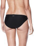 Фото #2 товара Nike 170446 Womens Ribbed Hipster Bikini Bottom Swimwear Solid Black Size Large