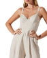 Фото #2 товара Women's Caspar Sleeveless Wide-Leg Jumpsuit