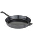 12" Enamel Coated Cast Iron Fry Pan