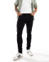 DTT stretch skinny fit jeans in black