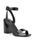 ფოტო #1 პროდუქტის Women's Realy Almond Toe Block Heel Dress Sandals