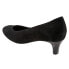 Trotters Fab T1905-003 Womens Black Narrow Suede Slip On Pumps Heels Shoes 10 - фото #5