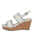 Фото #3 товара Big Girl's Casual Wedge with Shimmer Detail Binding Polyurethane Sandals