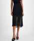 ფოტო #1 პროდუქტის Women's Pull-On Chiffon Midi Skirt, Created for Macy's