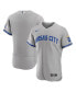 ფოტო #1 პროდუქტის Men's Gray Kansas City Royals 2022 Road Authentic Jersey