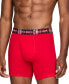 ფოტო #4 პროდუქტის Men's Solid Boxer Briefs, Pack of 3