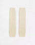 Фото #2 товара Free People amour knit armwarmers in cream