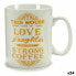 Фото #1 товара Кружка Mug Coffee Фарфор Позолоченный Белый 500 ml 24 штук