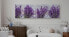 Panoramabild Lavendel Blumen Holz Optik