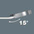 Wera Joker Switch 17 - 17 mm - Stainless steel - Steel - Matte - 15° - 225 mm