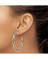 Фото #2 товара Stainless Steel Polished Hoop Earrings