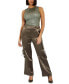 Фото #4 товара Women's Jamie High Rise Satin Cargo Pants