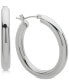 ფოტო #1 პროდუქტის 1 1/5" Thick Hoop Earrings