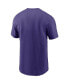 Фото #4 товара Men's Purple Minnesota Vikings Primary Logo T-shirt