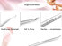 Фото #4 товара Cuticle Pusher Set, Cuticle Knife, Cuticle Cleaner, 2-Piece Stainless Steel