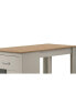 Фото #3 товара Alonzo Light Gray Small Space Counter Height Dining Table With Cabinet And Drawer Storage