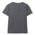 Women’s Short Sleeve T-Shirt Stitch Dark grey Grey