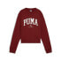 Фото #1 товара Puma Squad Crew Neck Sweatshirt Womens Red 68153913