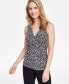 ფოტო #1 პროდუქტის Women's Side-Zip Surplice Top, Created for Macy's