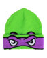 Men's TMNT Rolldown Donny Adult Acrylic Mesh Eye Green Beanie