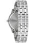 ფოტო #3 პროდუქტის Men's Sutton Stainless Steel Bracelet Watch 40mm