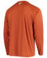 ფოტო #4 პროდუქტის Men's PFG Burnt Orange Texas Longhorns Terminal Tackle Omni-Shade Long Sleeve T-shirt