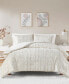 Фото #1 товара Naomi Metallic Print Faux Fur 3 Piece Duvet Cover Set, Full/Queen