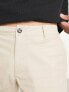 Фото #3 товара ASOS DESIGN slim chino shorts in shorter length in beige