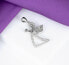 Фото #4 товара Gentle silver angel pendant PT35W