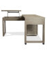 Фото #14 товара Prelude 56" Wood Swivel Lift Top L-shaped Desk