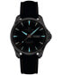 ფოტო #5 პროდუქტის Men's Swiss Automatic DS Action Day-Date Powermatic 80 Blue Synthetic Strap Watch 41mm