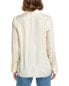 Фото #2 товара Vince Easy Button-Down Silk-Blend Blouse Women's