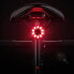Фото #1 товара Lampka rowerowa tylna LED z micro USB czerwone światło 5 trybów czarna