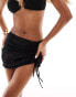 Фото #4 товара South Beach lace mini beach skirt in black