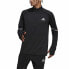 Фото #6 товара Толстовка спортивная мужская Adidas Fast 1/2 Zip Чёрная