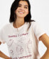 ფოტო #3 პროდუქტის Juniors' Can't Live Without Graphic T-Shirt