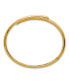 ფოტო #2 პროდუქტის 18k Yellow Gold Hinged Cuff Bangle Bracelet