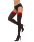 Фото #2 товара Women's Opaque Thigh High Stockings