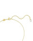 Фото #3 товара Swarovski gold-Tone Mixed Crystal Pendant Necklace, 15-3/4" + 2-3/4"