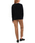 Women's Dropped-Shoulder V-Neck Sweater