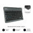Фото #2 товара Bluetooth-клавиатура с подставкой для планшета Subblim SUBKT3-BTL200 Чёрный Испанская Qwerty