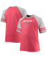 Фото #1 товара Men's Heathered Red Washington Capitals Big and Tall Raglan T-shirt