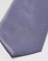 Фото #3 товара Noak slim tie and pocket square in grey abstract print