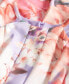 Фото #4 товара Petite Floral-Print Fit & Flare Dress